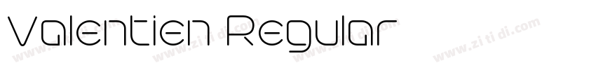 Valentien Regular字体转换